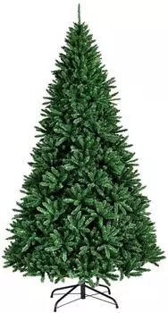 Costway Künstlicher Weihnachtsbaum 270cm, PVC-Nadeln, Metallständer (CM22066)