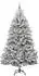 vidaXL Künstlicher Weihnachtsbaum grün/weiß 240cm PVC und Metall (3395772)