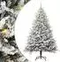vidaXL Künstlicher Weihnachtsbaum vorbelichtet mit Kugelset, grün (3395408)