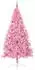 vidaXL Künstlicher vorbeleuchteter Weihnachtsbaum rosa 240cm PVC (3397108)