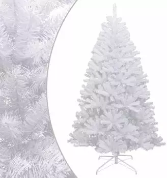 vidaXL Künstlicher Weihnachtsbaum, klappbar, beschneit, 120cm (356772)