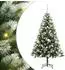 vidaXL Künstlicher Klapp-Weihnachtsbaum mit Schneeüberzug 150cm (3395438)