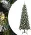 vidaXL Künstlicher Weihnachtsbaum grün 240cm 300 LEDs mit Ständer