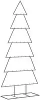 vidaXL Metall-Weihnachtsbaum f&uuml;r Dekorationen Schwarz 180 cm