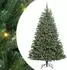 vidaXL Künstlicher klappbarer Weihnachtsbaum 300 LEDs grün 240cm (3395505)