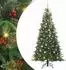 vidaXL Künstlicher Weihnachtsbaum, klappbar, grün, 240cm, PE/PVC (3397447)