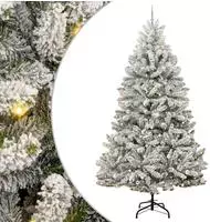 vidaXL K&uuml;nstlicher Weihnachtsbaum 300 cm 300 LEDs Warmes Wei&szlig;