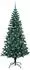vidaXL Künstlicher Weihnachtsbaum vorbelichtet, grün, 210cm (3396782)