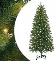 vidaXL K&uuml;nstlicher Weihnachtsbaum Gr&uuml;n 150 cm PE und PVC