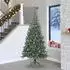 vidaXL Weihnachtsbaum mit Ständer, 300 LEDs, 240cm, PVC (3396404)