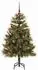 vidaXL Klappbarer Weihnachtsbaum mit Tannenzapfen 120cm, grün (3395071)