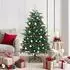 vidaXL Künstlicher Weihnachtsbaum mit Ständer, 150 LEDs, grün, 150cm (3395544)