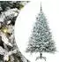 vidaXL Künstlicher Weihnachtsbaum vorbelichtet mit Kugelset, grün (3395404)