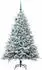 vidaXL Künstlicher Weihnachtsbaum vorbelichtet mit Kugelset, grün (3395404)