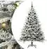 vidaXL Künstlicher Weihnachtsbaum beleuchtet mit Kugelset, grün (3395407)