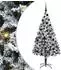 vidaXL Künstlicher Weihnachtsbaum mit Ständer, 300 LEDs, weiß, 180cm (3396963)