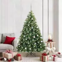 vidaXL K&uuml;nstlicher Weihnachtsbaum Gr&uuml;n 180 cm PE und PVC