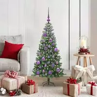 vidaXL Weihnachtsbaum Gr&uuml;n 120 cm PVC