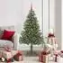 vidaXL Weihnachtsbaum mit Ständer, 150 LEDs, grün, 150cm, PVC (3396367)