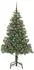 vidaXL Weihnachtsbaum mit Ständer, 150 LEDs, grün, 150cm, PVC (3396367)