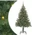 vidaXL Weihnachtsbaum mit Ständer, 150 LEDs, grün, 150cm, PVC (3396367)
