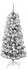 vidaXL Künstlicher Klappbarer Weihnachtsbaum grün und weiß 150cm (3395588)