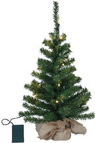 Best Season LED-Tannenbaum im Jutesack 60cm grün