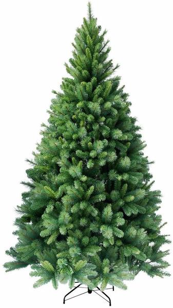 RS Trade Künstlicher Weihnachtsbaum Tannenbaum 210cm grün