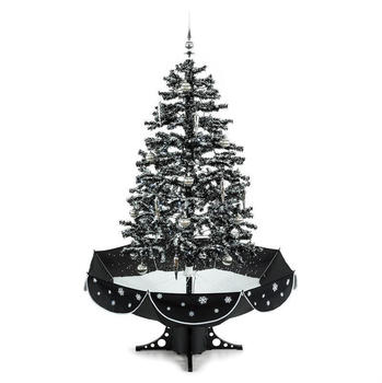 OneConcept Everwhite Schneiender Weihnachtsbaum 180cm schwarz