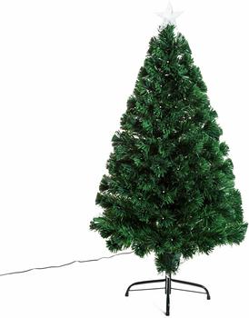 HomCom Künstlicher Tannenbaum Lichtfaser 60cm