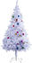 HomCom Künstlicher Weihnachtsbaum 180cm lila/weiß (02-0352)