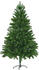 vidaXL Künstlicher Weihnachtsbaum Naturgetreue Nadeln 210 cm Grün (246400)