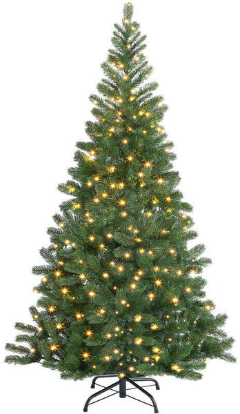 Casaria Künstlicher Weihnachtsbaum 140cm mit Lichterkette (107721)