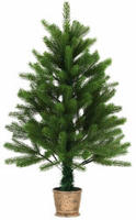 vidaXL K&uuml;nstlicher Weihnachtsbaum Naturgetreue Nadeln 90 cm Gr&uuml;n
