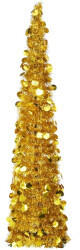 vidaXL Künstlicher Pop-Up-Weihnachtsbaum gold 150 cm (320983)