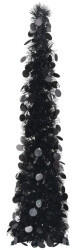 vidaXL Künstlicher Pop-Up-Weihnachtsbaum schwarz 120 cm (320985)