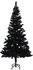 vidaXL Künstlicher Weihnachtsbaum mit Ständer schwarz 150 cm (321000)
