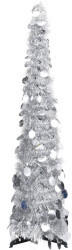 vidaXL Künstlicher Pop-Up-Weihnachtsbaum silber 120 cm (320991)
