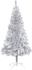 vidaXL Künstlicher Weihnachtsbaum mit Ständer silber 150 cm (321012)