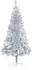 vidaXL Künstlicher Weihnachtsbaum mit Ständer silber 210 cm (321014)
