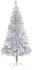 vidaXL Künstlicher Weihnachtsbaum mit Ständer silber 180 cm (321013)
