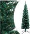 vidaXL Schlanker Künstlicher Weihnachtsbaum mit Ständer grün 150cm (320949)
