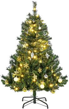 HomCom Tannenbaum + Deko LEDs 120cm (830-185V01)