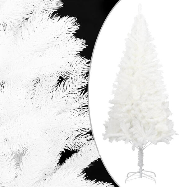 vidaXL Künstlicher Weihnachtsbaum Naturgetreue Nadeln weiß 120 cm (321021)