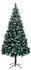 vidaXL Künstlicher Weihnachtsbaum mit Zapfen und Schnee 210 cm (321017)