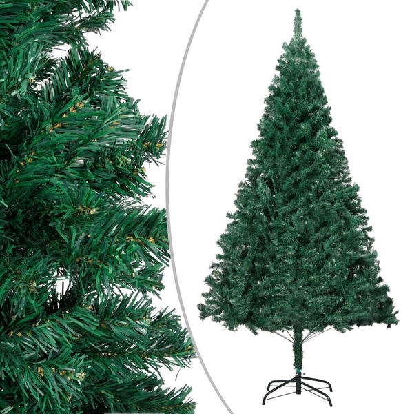 vidaXL Künstlicher Weihnachtsbaum mit Dicken Zweigen grün 240 cm (321037)