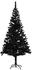 vidaXL Künstlicher Weihnachtsbaum mit Ständer schwarz 240 cm (329180)
