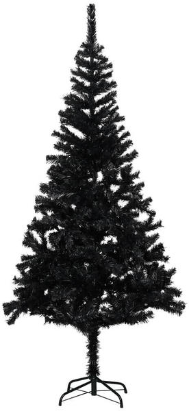 vidaXL Künstlicher Weihnachtsbaum mit Ständer schwarz 240 cm (329180)