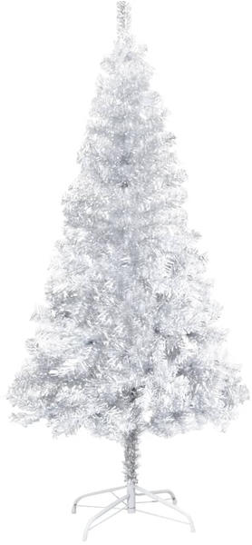 vidaXL Künstlicher Weihnachtsbaum mit Ständer silber 120 cm (329187)