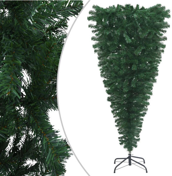 vidaXL Künstlicher Weihnachtsbaum mit Ständer Umgekehrt grün 180 cm (329174)